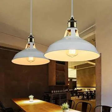 B2ocled Retro Pendant Light for Industrial Decor