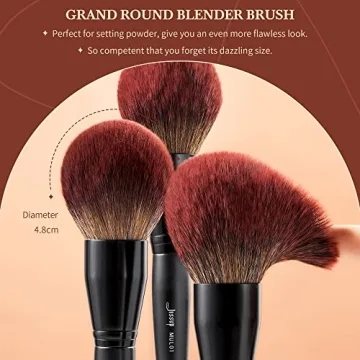 Jessup 21 Piece Makeup Brushes Set for Flawless Application