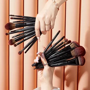 Jessup 21 Piece Makeup Brushes Set for Flawless Application