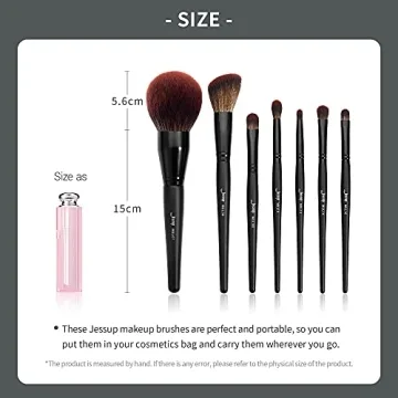 Jessup 21 Piece Makeup Brushes Set for Flawless Application