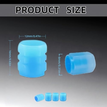 20 Pcs Glow in The Dark Tire Valve Caps for Car Accessories