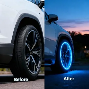 Glow in The Dark Tire Valve Caps - 20 Pack for Vehicles