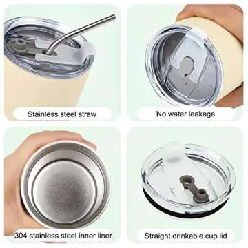 BayJew 12 oz Vacuum Insulated Tumbler for One Piece Fans