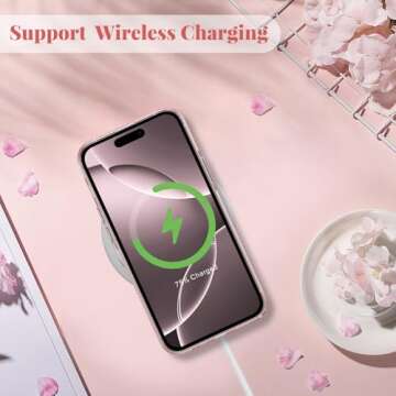 ZTOFERA Cute Pink Bow iPhone 16 Pro Max Case