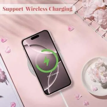 ZTOFERA Cute Pink Bow iPhone 16 Pro Max Case