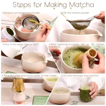 HUSHHAVN Complete Matcha Set - Whisk, Bowl, Sifter & More