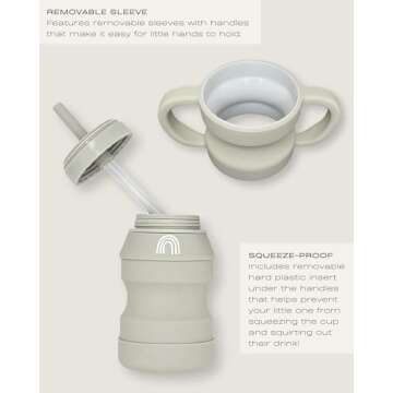 Hippypotamus Silicone Cups - Perfect for Toddlers!