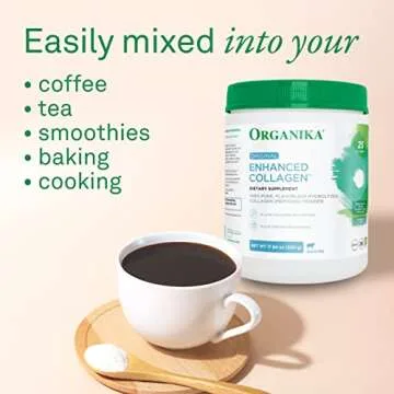 Organika Enhanced Collagen Peptides for Healthy Skin, Hair & Joints