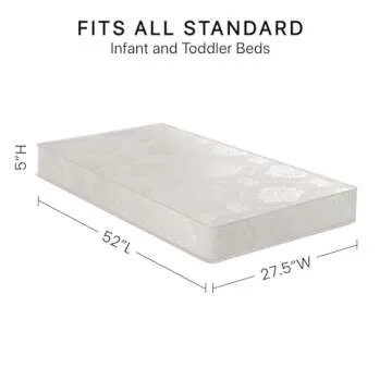 Beautyrest 2-Stage Crib and Toddler Mattress for Comfort