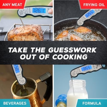 KIZEN Digital Meat Thermometer - Fast & Waterproof Cooking Tool