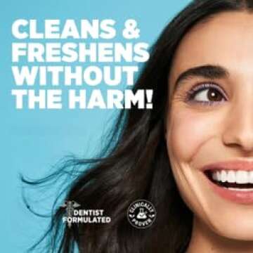 Lumineux Complete Care Mouthwash 16 Oz. - Fresh Breath in 14 Days - Fluoride Free, NO Alcohol, Artificial Colors, SLS Free, Dentist Formulated