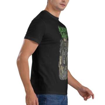 DIRKES Municipal Music Waste Unisex Cotton Shirt Men's Short Sleeved T-Shirt Women's Fashionable Round Neck Shirt Small