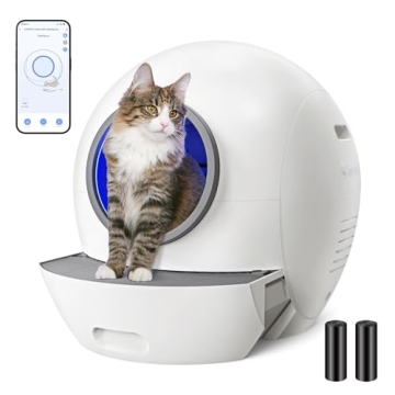 SMARTELF Self-Cleaning Cat Litter Box for Multiple Cats