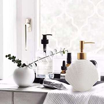 Stylish Shell-Shaped Soap Dispenser for Home Decor