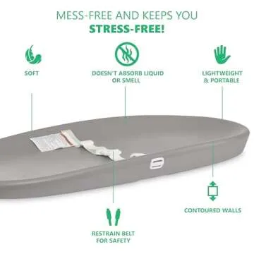 Evolur Eva Baby Changing Pad | Safe, Stylish, Portable