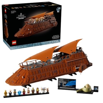 LEGO Star Wars Jabba's Sail Barge Collector Building Set for Adults