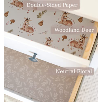 Baby Powder Scented Drawer Liners for Nursery Decor