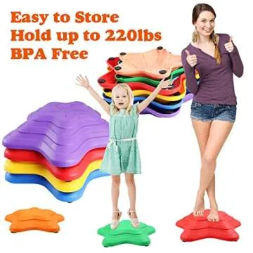 Gentle Monster Stepping Stones - Durable Kids' Balance Set