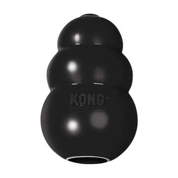 KONG Extreme Dog Toy - Fetch & Chew Toy - Treat-Filling Capabilities & Erratic Bounce for Extended P...