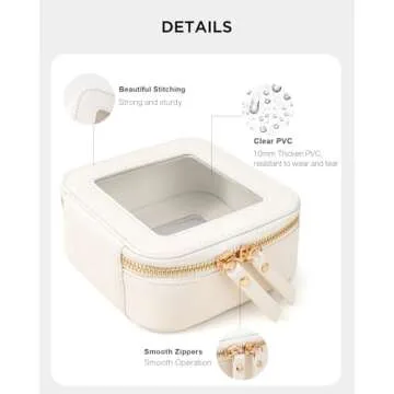 LETGO Clear Makeup Bags Small for Travel Essentials