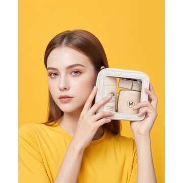 LETGO Clear Makeup Bags Small for Travel Essentials