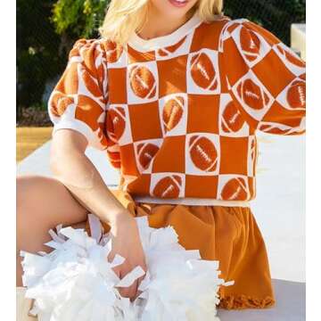 Women Y2k Puff Short Sleeve Cropped Sweaters Crewneck Slim Knit Pullover Tops 2024 Trendy Knitted T Shirts Blouse Ginger