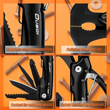 Dusor 12-in-1 Hammer Multitool for Home and Camping Needs