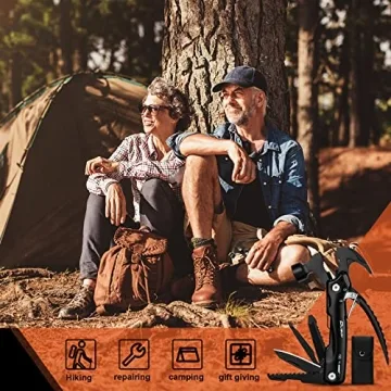 Dusor 12-in-1 Hammer Multitool for Home and Camping Needs