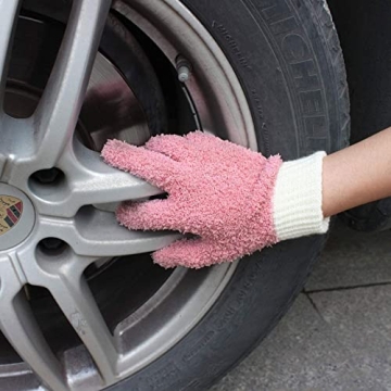 MIG4U Microfiber Dusting Gloves for Quick, Effective Cleaning