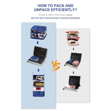 ELEZAY Portable Travel Closet for Easy Packing & Organization