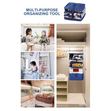 ELEZAY Portable Travel Closet for Easy Packing & Organization