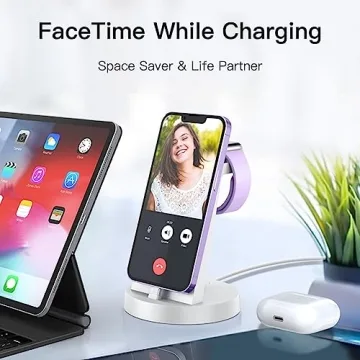 3-in-1 Fast Charging Station for iPhone, Airpods, Apple Watch