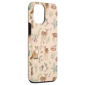 Stylish iPhone 13 Pro Max Forest Animals Case