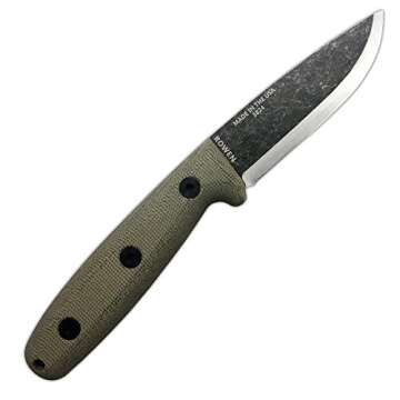 ESEE RB3 Reuben Bolieu Fixed Blade Survival Knife for Adventurers & Outdoors