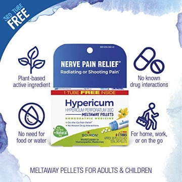 Homeopathic Pain Relief Pellets for Nerve Pain and Toothaches