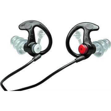 SureFire EP4 Earplugs - Reusable, Black, Medium