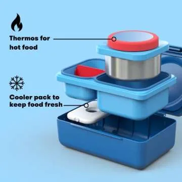 OmieBox UP Bento Box for Kids – Leak Proof & Insulated