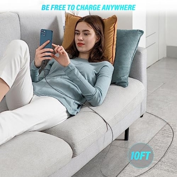 10FT Apple MFi Certified Lightning Cables - 3 Pack