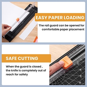 ISDIR A4 Paper Cutter - 12 Inch Precision Trimmer