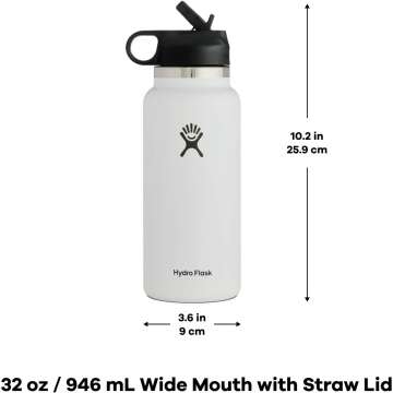 Hydro Flask Straw Lid for Wide Mouth Bottles
