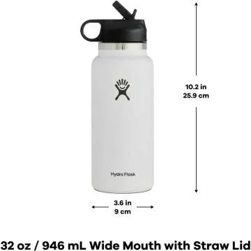 Hydro Flask Straw Lid for Wide Mouth Bottles