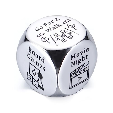 Stainless Steel Date Night Decider Dice for Couples - Perfect Gift Ideas for Anniversaries Weddings ...