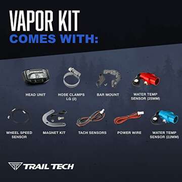 Trail Tech Vapor Speedometer Gauge Kit for Polaris Vehicles