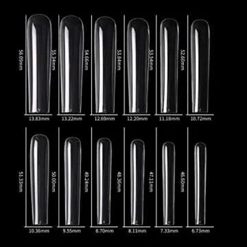 Upgrade 3XL Tapered Square Nail Tips for Perfect Nails