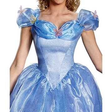 Deluxe Cinderella Costume for Adults - Enchanting Blue Dress
