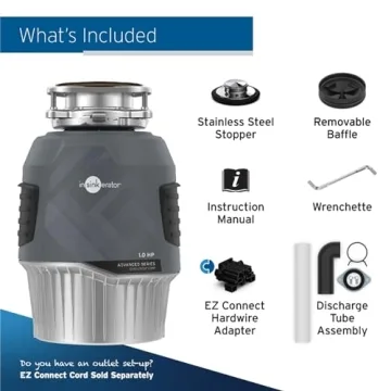 InSinkErator Evolution 1 HP Advanced Series Garbage Disposal