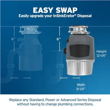 InSinkErator Evolution 1 HP Advanced Series Garbage Disposal