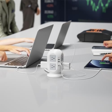 Surge Protector Power Strip with USB Charging Ports