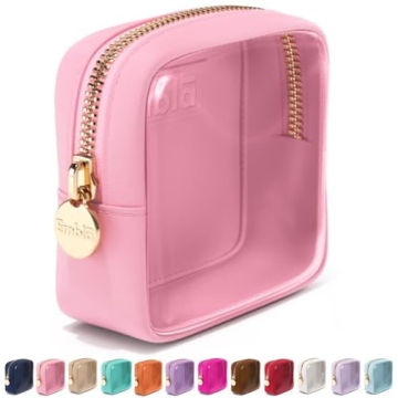 Stylish Embla Clear Cosmetic Bag for Makeup & Travel