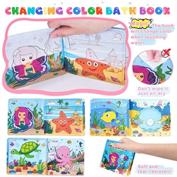 LED Glow Bath Toys Set Safe Fun Water Play Toddlers